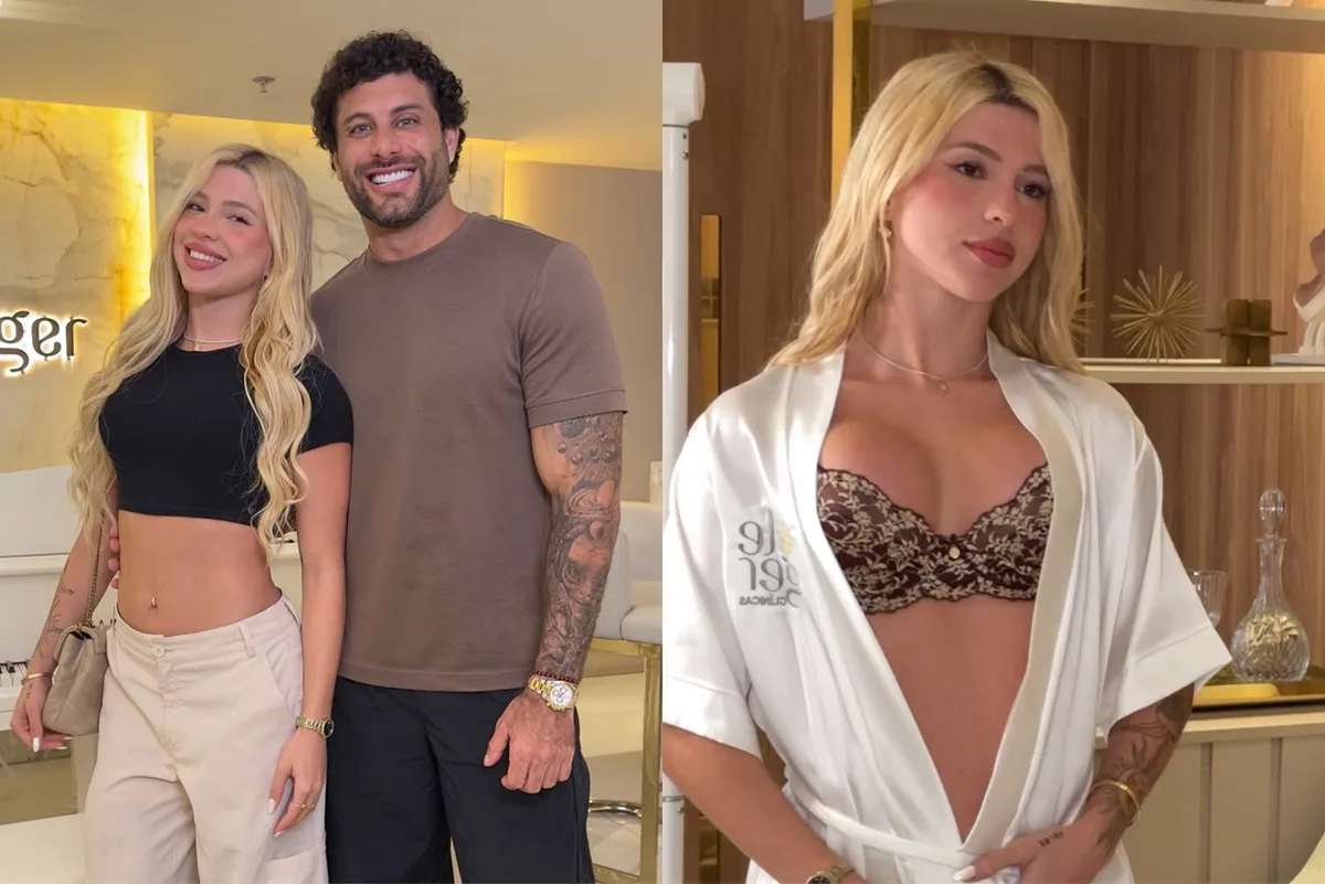 Rafaela Mesquita aprova próteses de silicone dadas por Jesus Luz