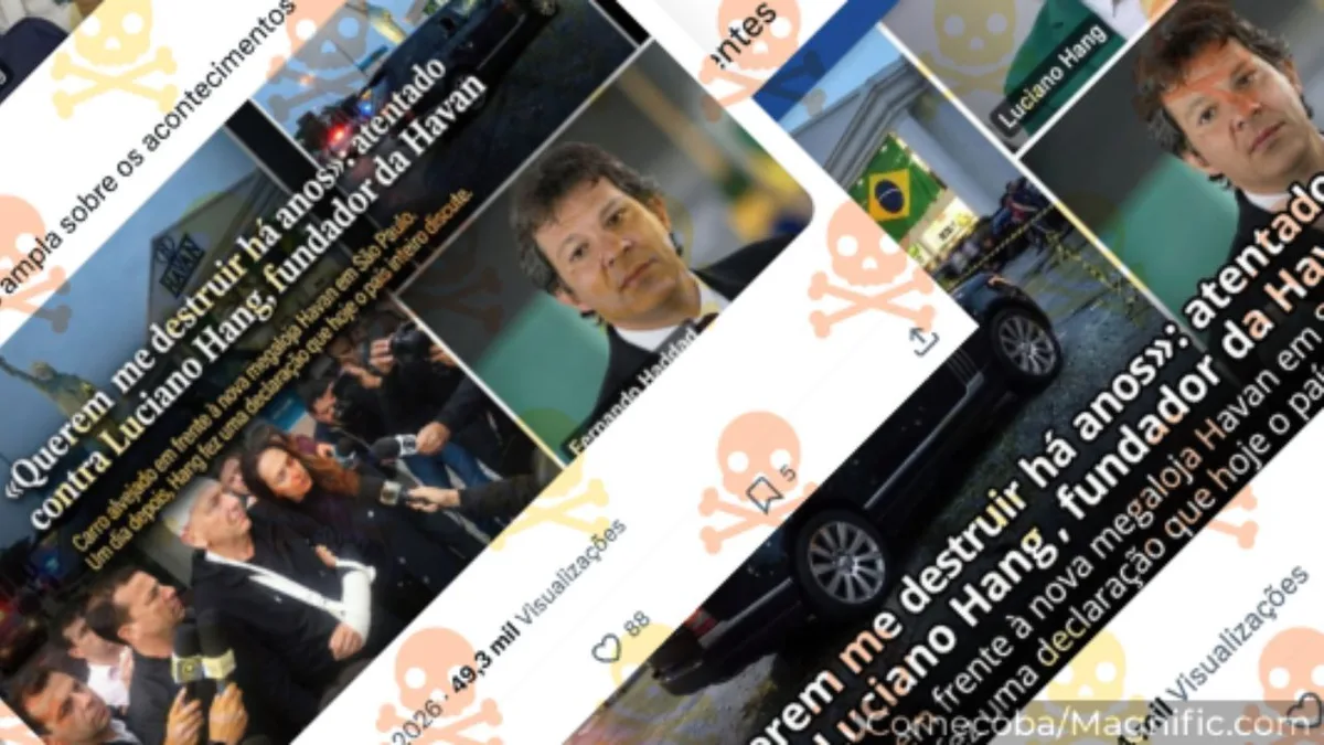 Imagens de Luciano Hang são usadas para atrair vítimas a falso investimento