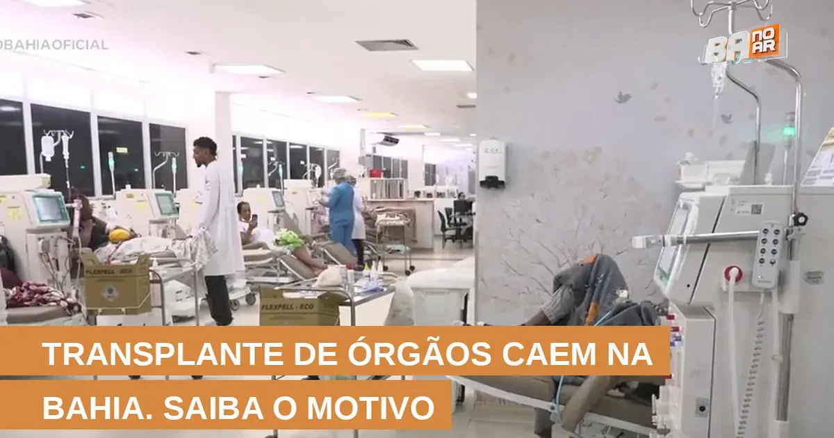 Bahia registra queda nos transplantes e aumento da fila por órgãos em 2026