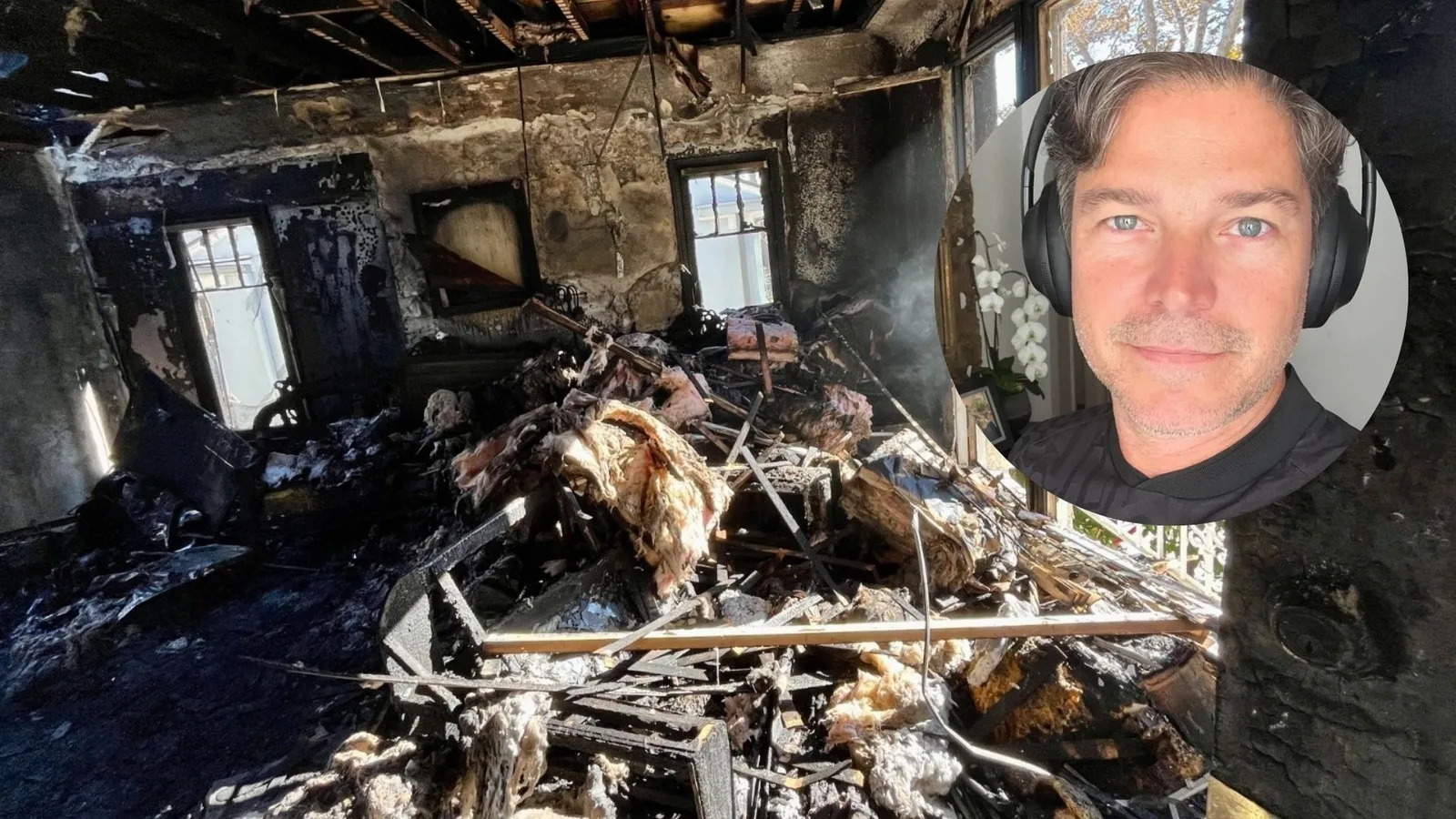Erik Marmo vive com amigos após incêndio e espera realocação em Beverly Hills