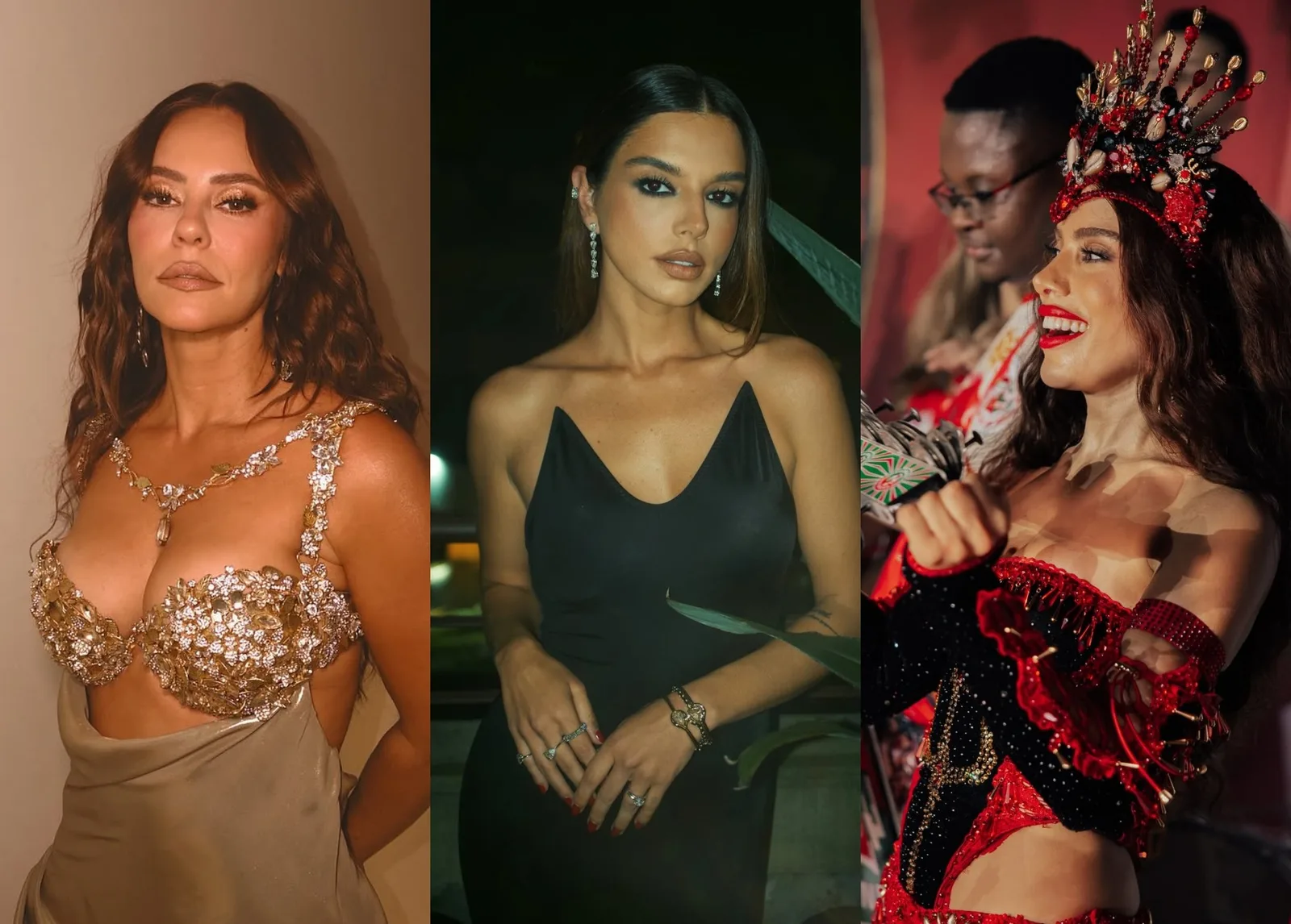 Giovanna Lancellotti celebra retornos de Anitta e Paolla ao Carnaval