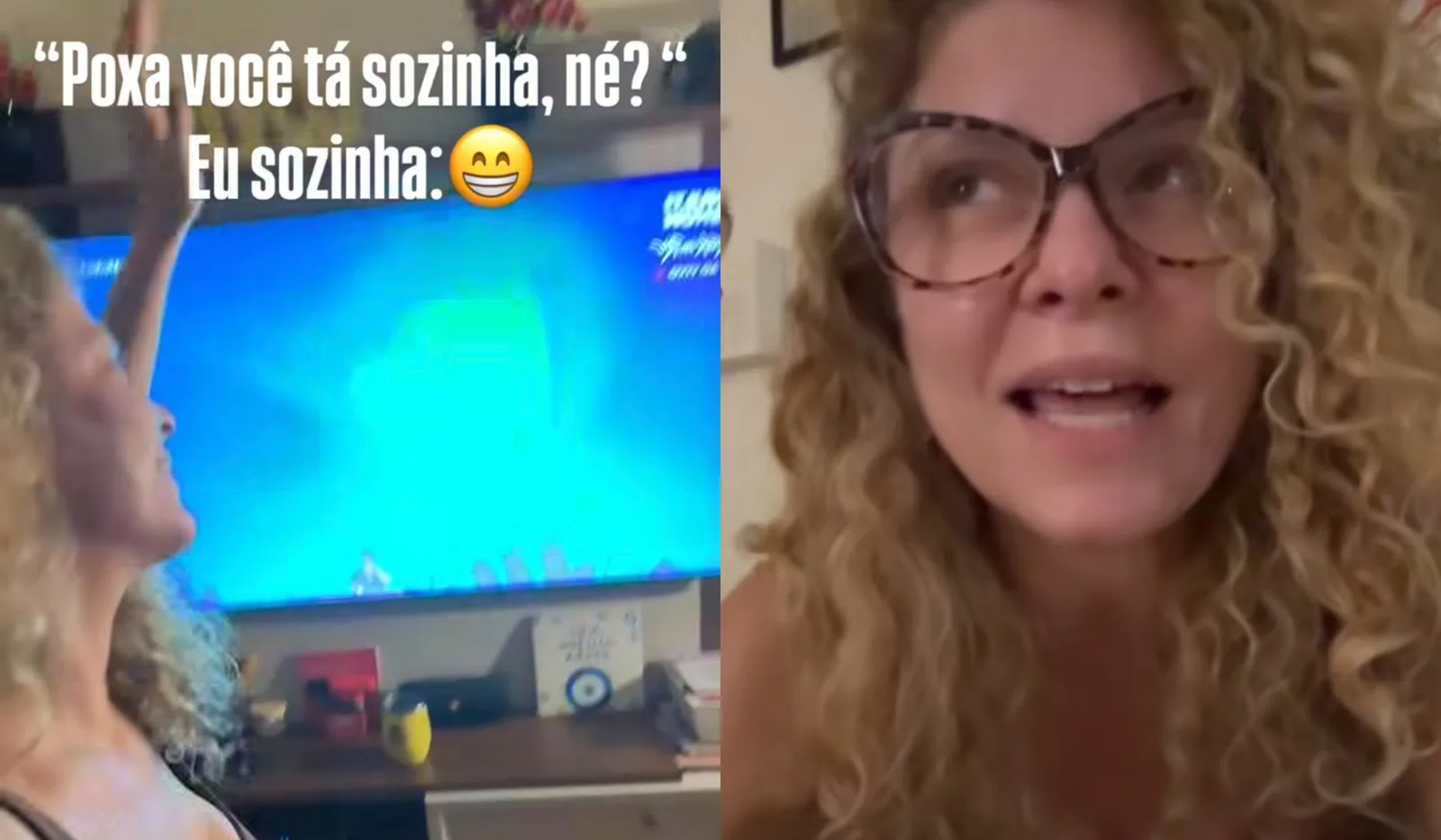 Bárbara Borges curte show de Alok em casa e fala sobre estar sozinha