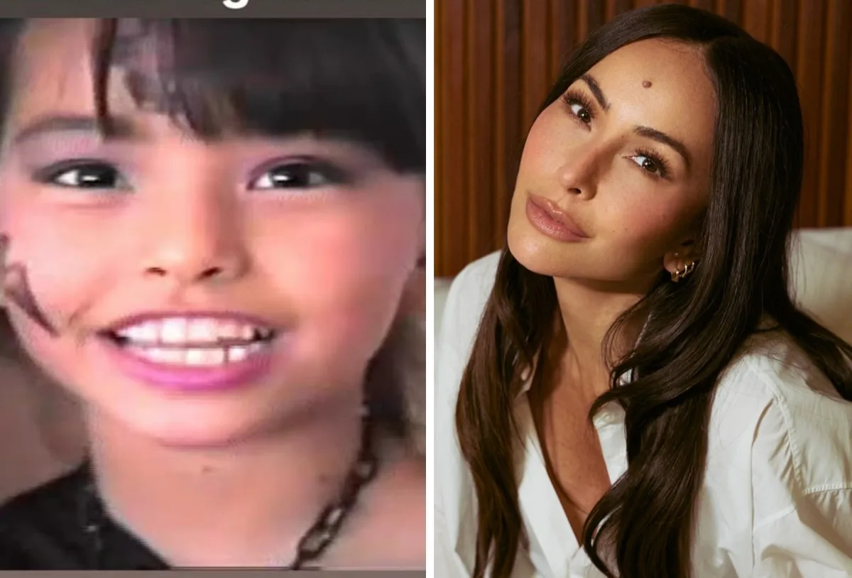 Sabrina Sato mostra registro de infância com Karin e Karina em Penápolis