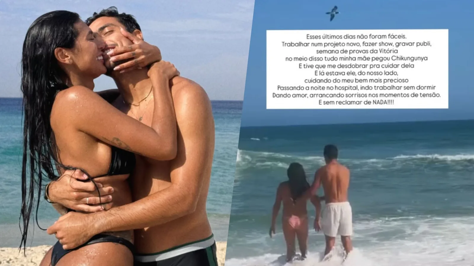 Pocah agradece apoio de Arthur Pelagio durante doença da mãe