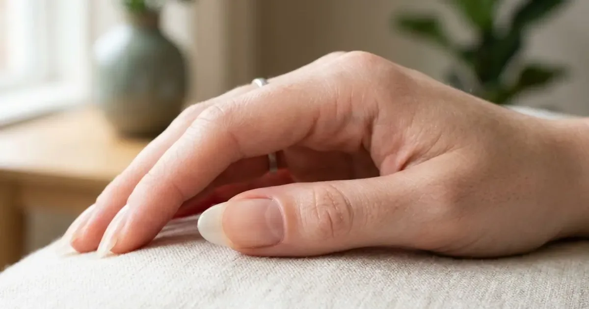 Manicure italiana usa laterais sem esmalte para alongar unhas curtas