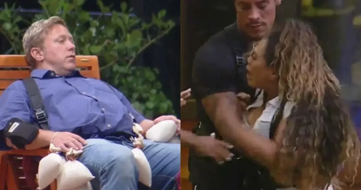 Darlin Ferrattry é contida após discussão em A Fazenda; público critica Serginho