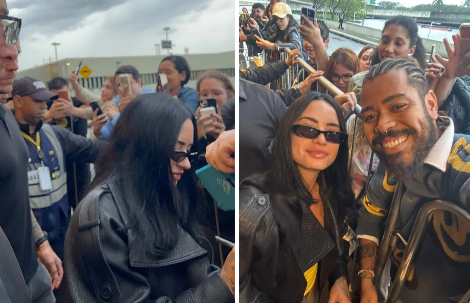 Demi Lovato encontra fãs antes de show no Rock in Rio