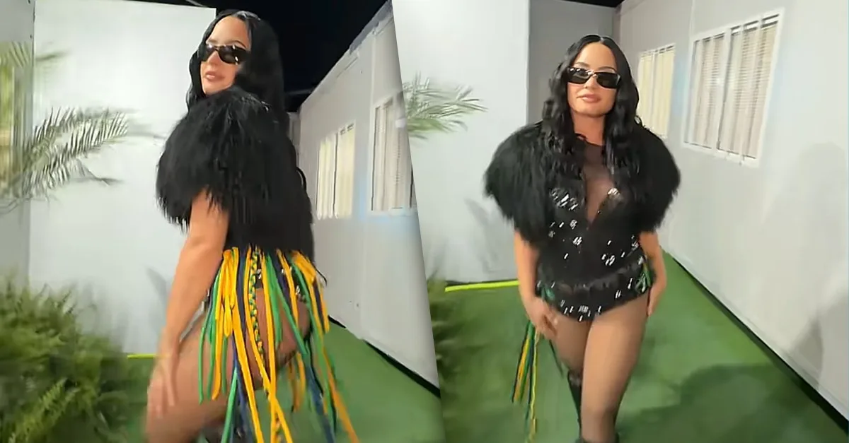 Demi Lovato dança funk carioca antes de show no Rock in Rio
