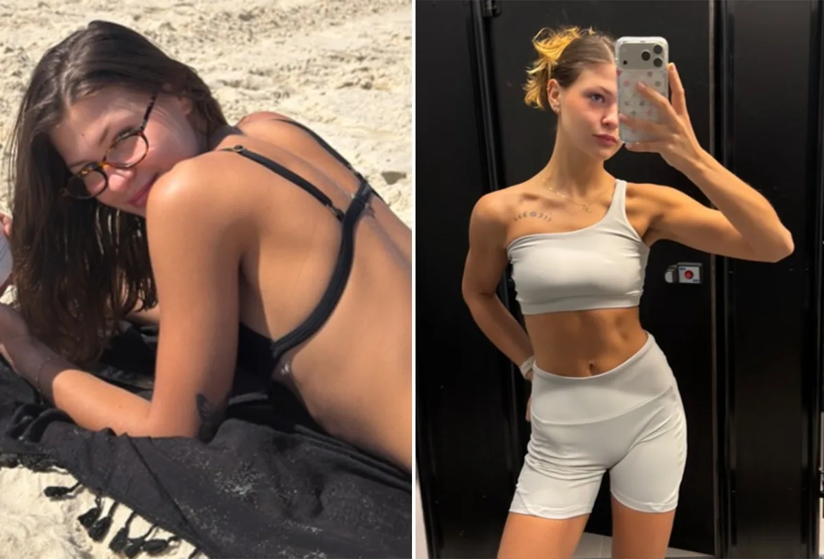 Nikki Meneghel reúne praia, treino e homenagem ao pai nas redes sociais