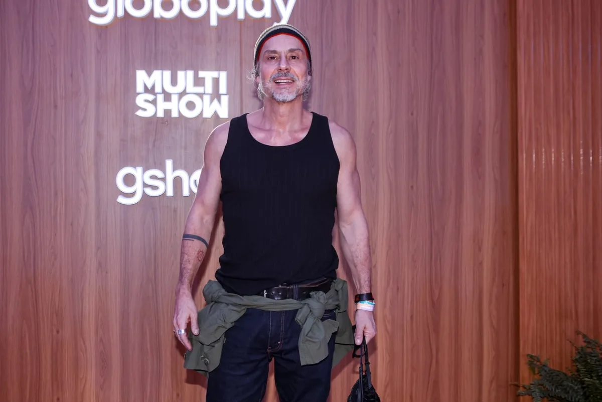 Alexandre Nero leva os filhos ao Rock in Rio e fala sobre fama de galã