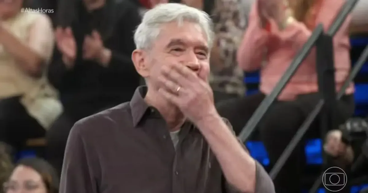“Vou até sair para chorar”: Serginho Groisman reage a tributo no Altas Horas
