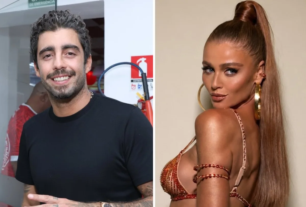 Pedro Scooby vai ao Salgueiro apoiar Cintia Dicker em noite de samba-enredo