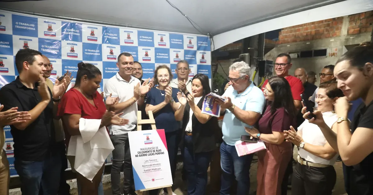 Guarabira conclui pavimentação de ruas no bairro Lucas Porpino