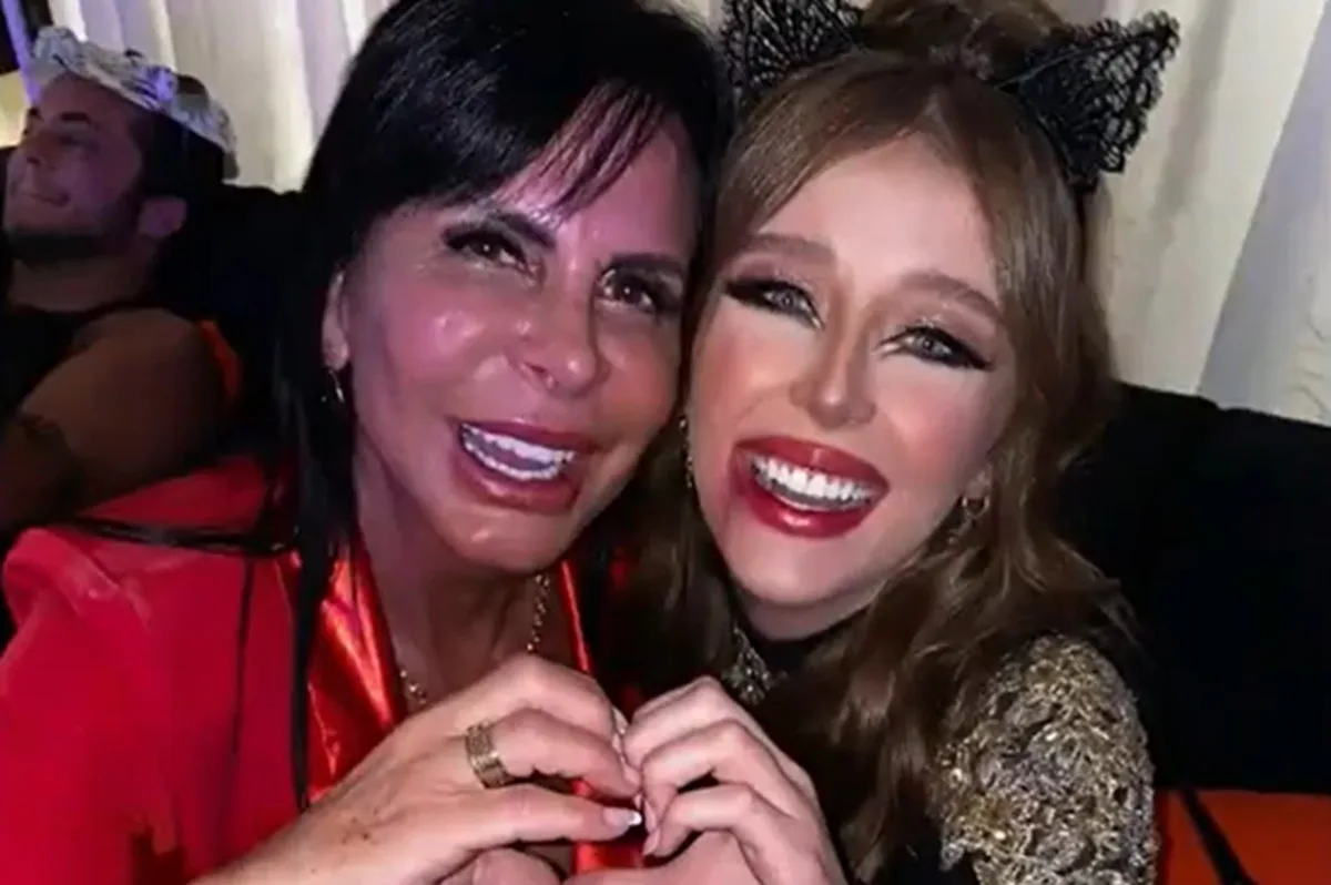 Duda Reis lembra encontro inusitado com Gretchen em festa de Halloween