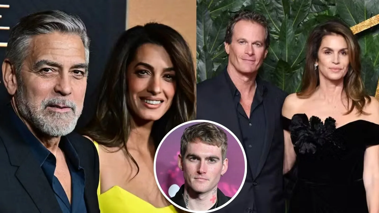 George e Amal Clooney apoiam Cindy Crawford e Rande Gerber após perda do filho