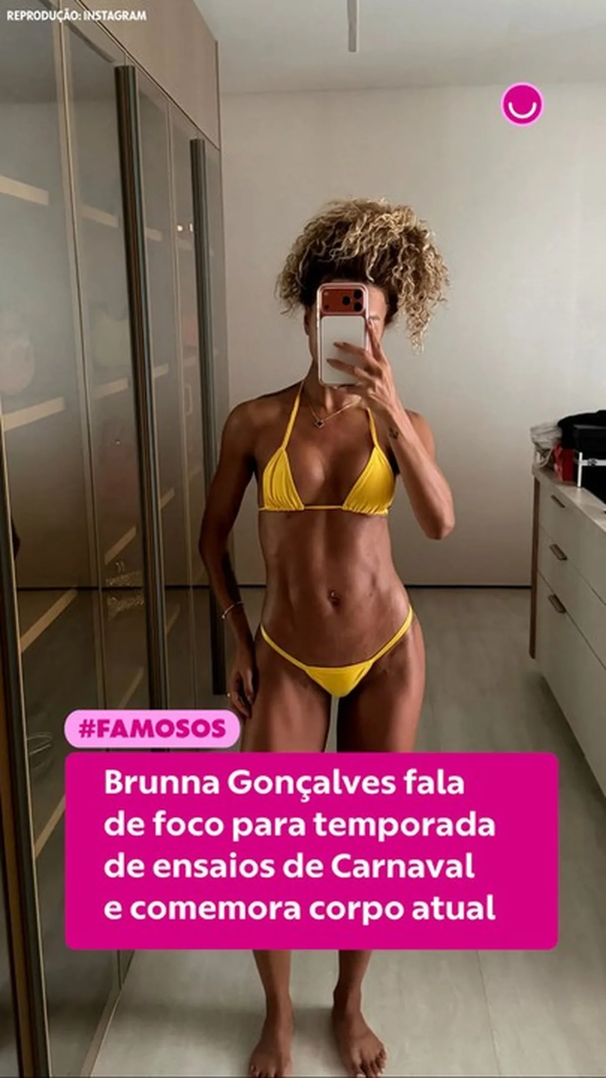 Brunna Gonçalves retoma foco nos treinos para os ensaios de Carnaval