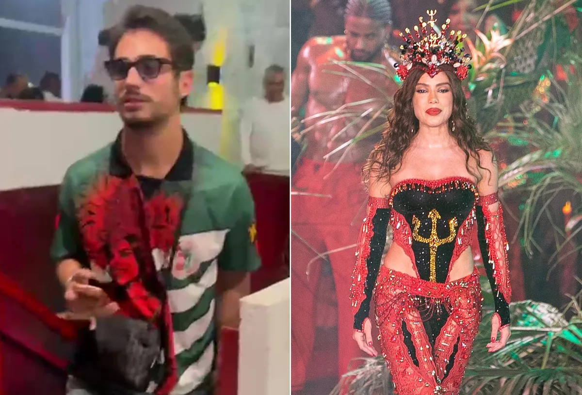 Danilo Mesquita acompanha coroação de Anitta na Grande Rio