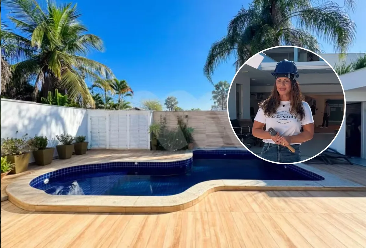 Viviane Araujo mostra nova casa no Rio antes do fim das obras
