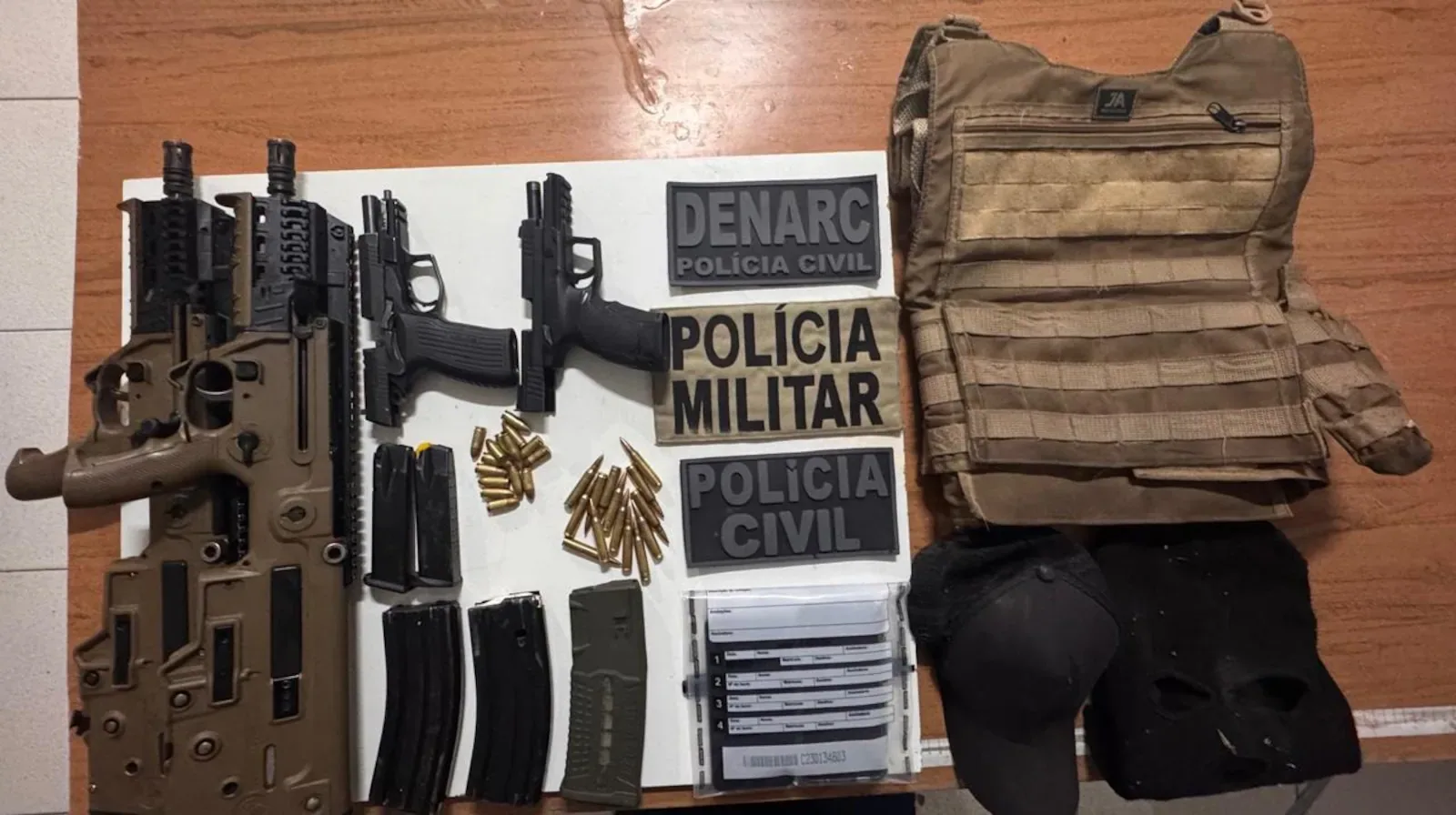 Operação em Porto Seguro apreende fuzis e termina com três suspeitos mortos