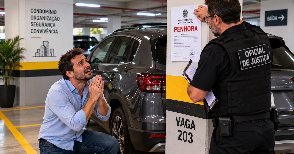 Vaga de garagem pode ser penhorada se tiver matrícula própria