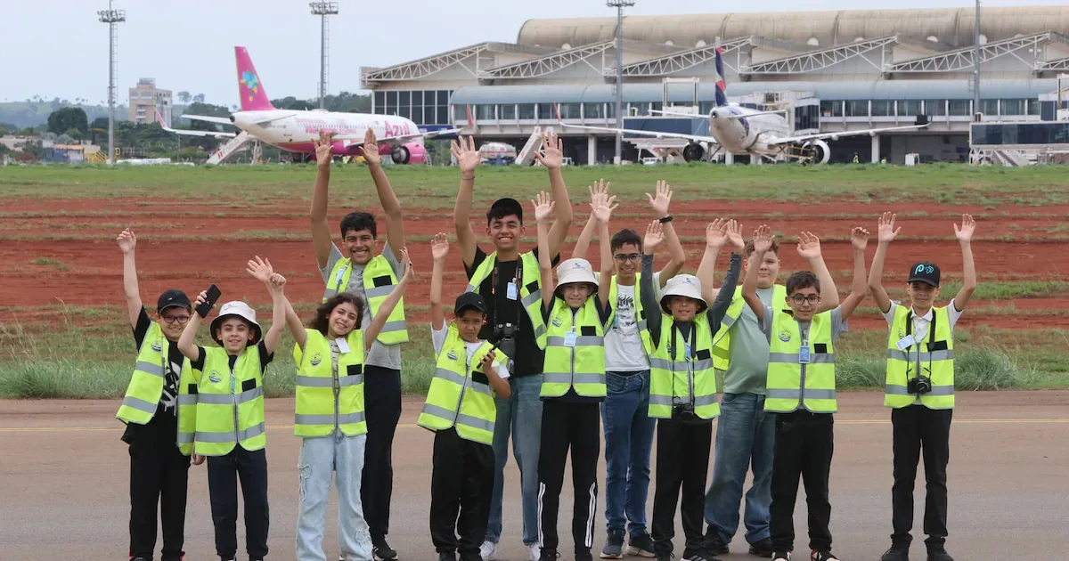 Aeroporto de Goiânia reúne jovens em edição infantil do Spotter Day