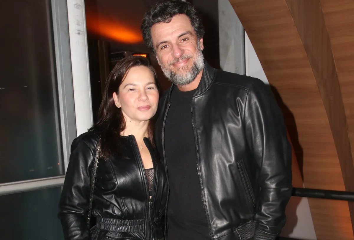 Rodrigo Lombardi e Betty Baumgarten combinam looks no Rock in Rio