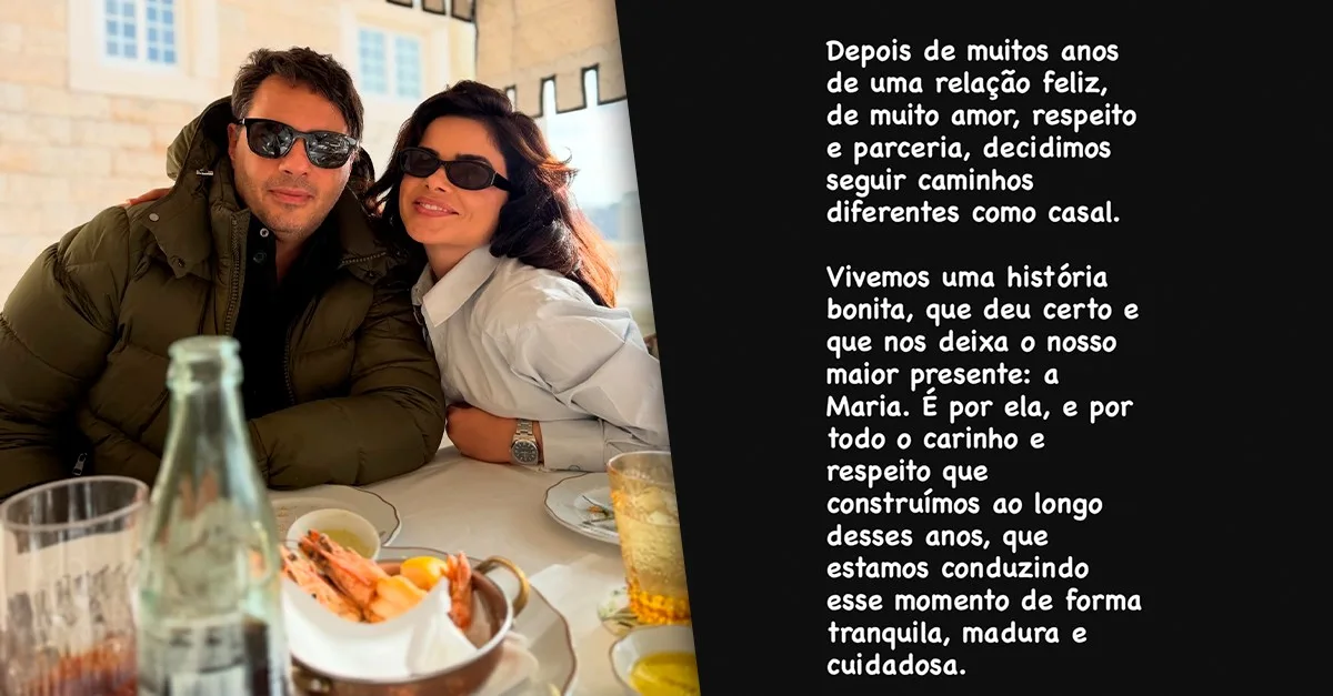 Vanessa Giácomo fala sobre fim do casamento com Giuseppe Dioguardi