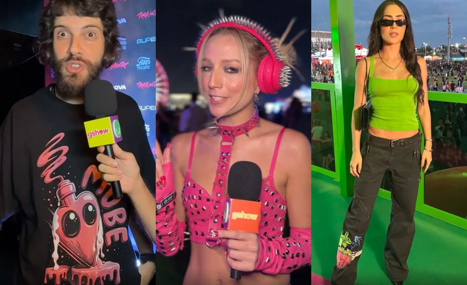 Samira Sagr acompanha primeiro dia do Rock in Rio como correspondente
