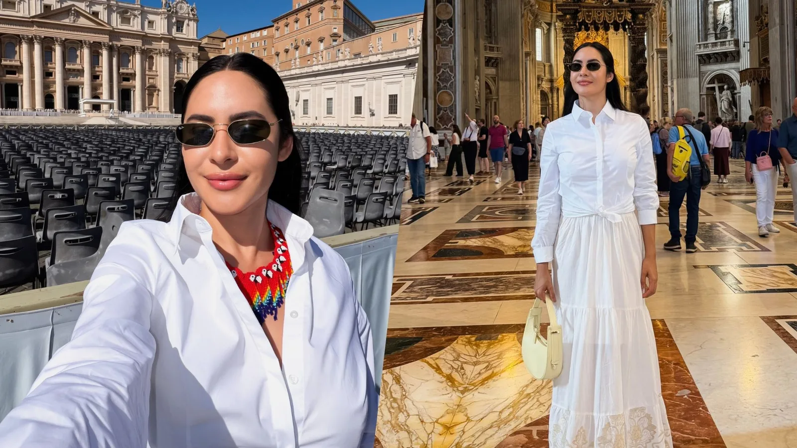 Isabelle Nogueira compartilha registros de visita ao Vaticano